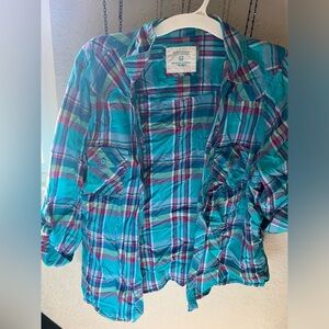 2x Sonoma Plus Size Flannel.